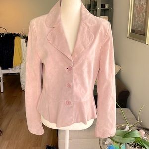 Uniform John Paul Richard’s Pink Suede Jacket Size M